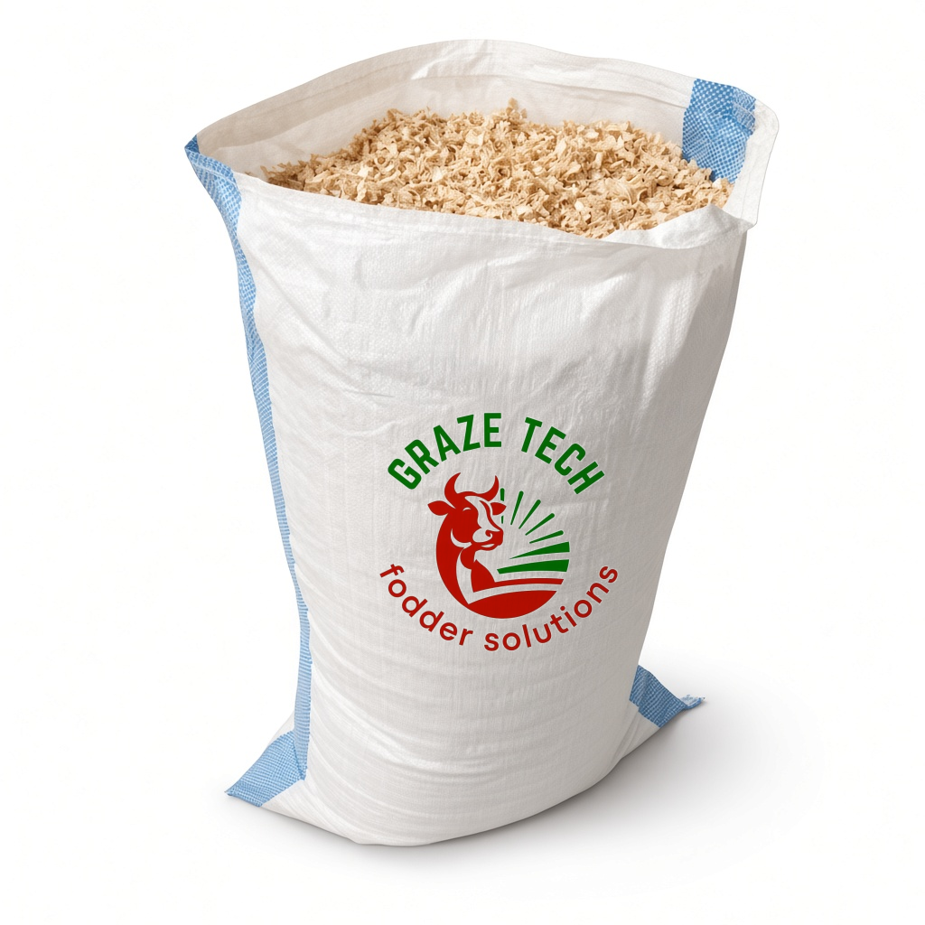 Livestock Bedding Shavings Zimbabwe: Dry Bags from Eastlea — Graze Tech Fodder Solutions